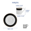 Mikasa MKLDBANDESPPK2 Luxe Deco 2li 100ml Kahve Fincan Seti