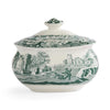 SPODE Heritage Green Italian Şekerlik - Kapaklı