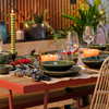 Mikasa MKJDPASTAPK4 Jardin Stoneware 4lü 20cm Çukur Tabak Seti