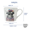 Mikasa MKTIPPMUGHCOW Tipperleyhill 380ml Fine China Kupa Boğa