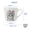 Mikasa MKTIPPMUGCAT Tipperleyhill 380ml Fine China Kupa Kedi