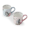 Mikasa x V&A Alice in Wonderland MKALMUGHHPK2 Porselen 380ml 2li Kupa Seti