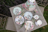 Mikasa x V&A Alice In Wonderland MKALSPLATEPK4 Porselen Fine China 21cm Pasta Tabak Seti 4lü