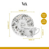 Mikasa x V&A Alice In Wonderland 5200019 100ml Porselen Kahve Fincanı