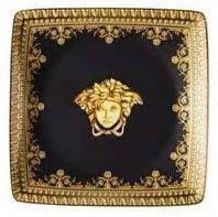  VERSACE Baroque Nero 12 cm Kare Tabak