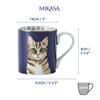 Mikasa MKCANCAT Fine China 280ml Düz Taraflı Kupa Kedi