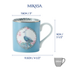 Mikasa MKCANPCOCK Fine China 280ml Düz Taraflı Kupa Tavus Kuşu