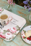 Mikasa x V&A Alice in Wonderland MKALTRAYLRG Melamin Servis Tepsisi 43x32cm