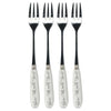 Mikasa x V&A Alice In Wonderland 5227081 Paslanmaz Çelik Porselen Saplı Pasta Çatalı 4lü